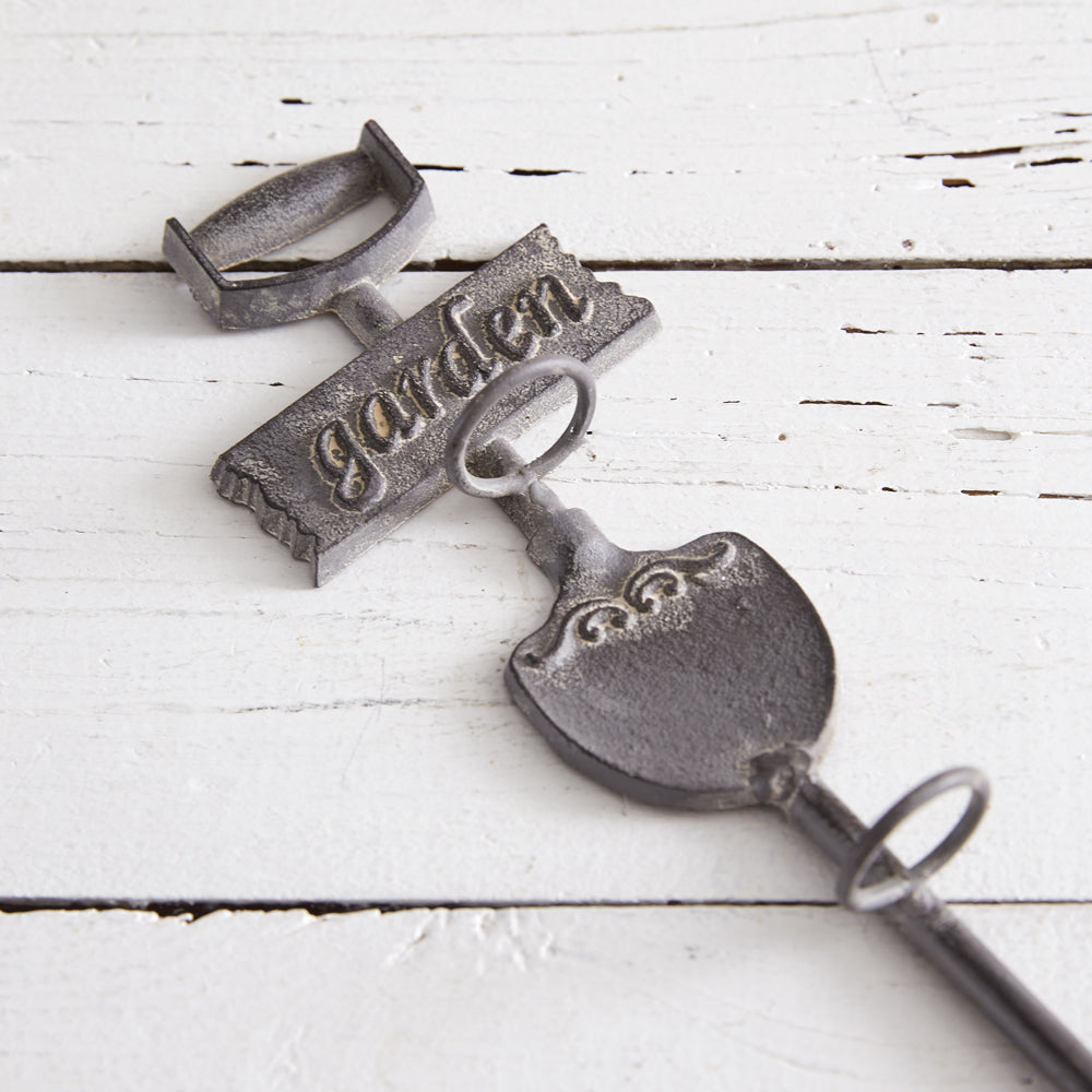 Garden Shovel Rain Gauge Garden Pick