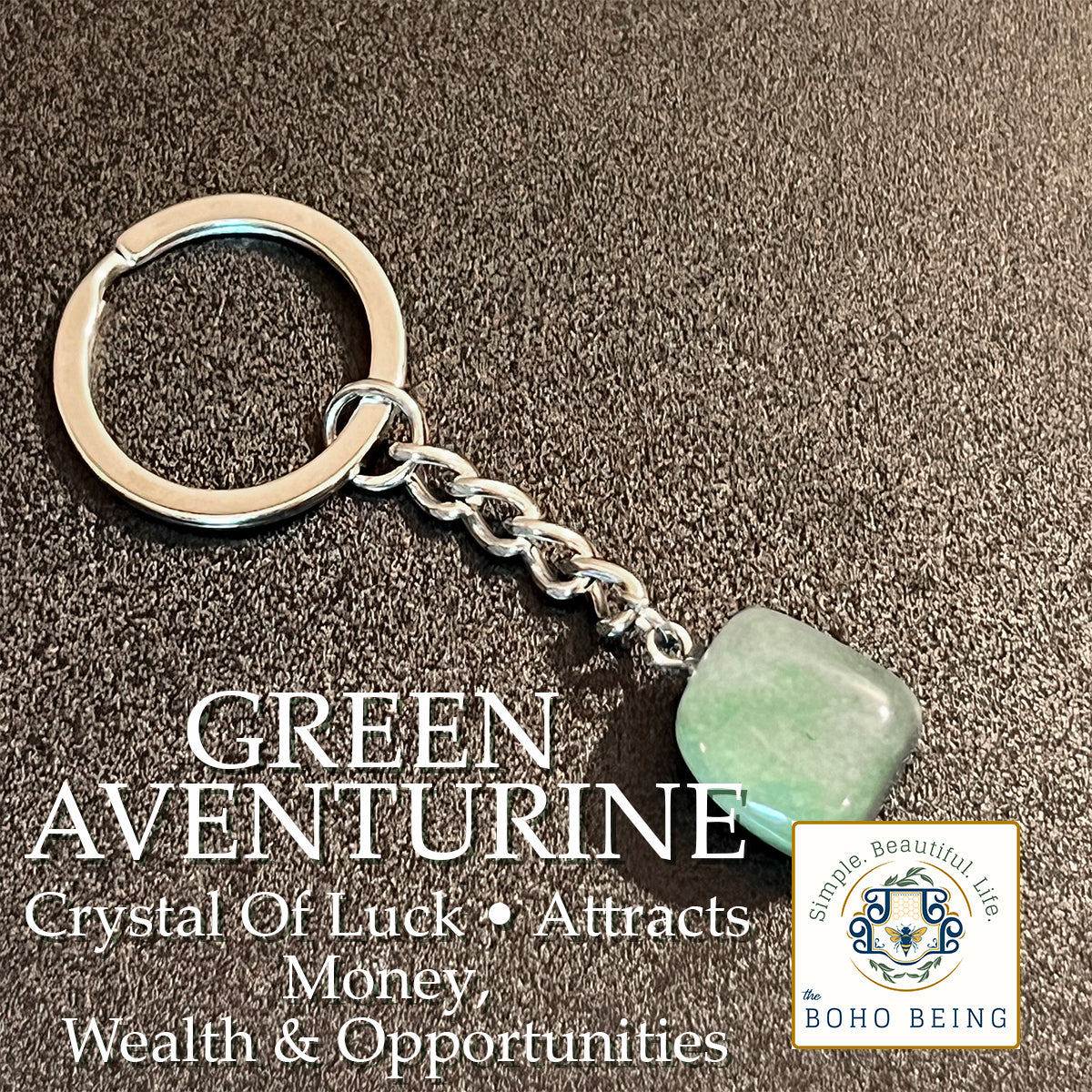 Green Aventurine Keychain