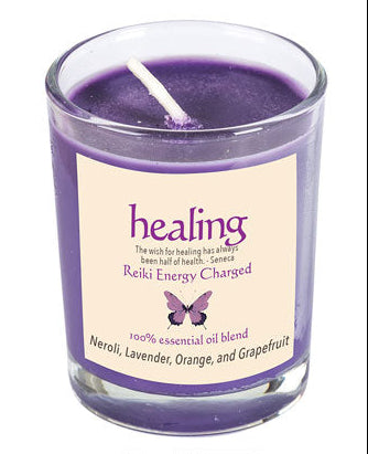 Healing Reiki Energy Charged Soy Candle
