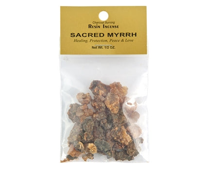 Sacred Myrrh Resin Incense - 1/2 Oz. Pack