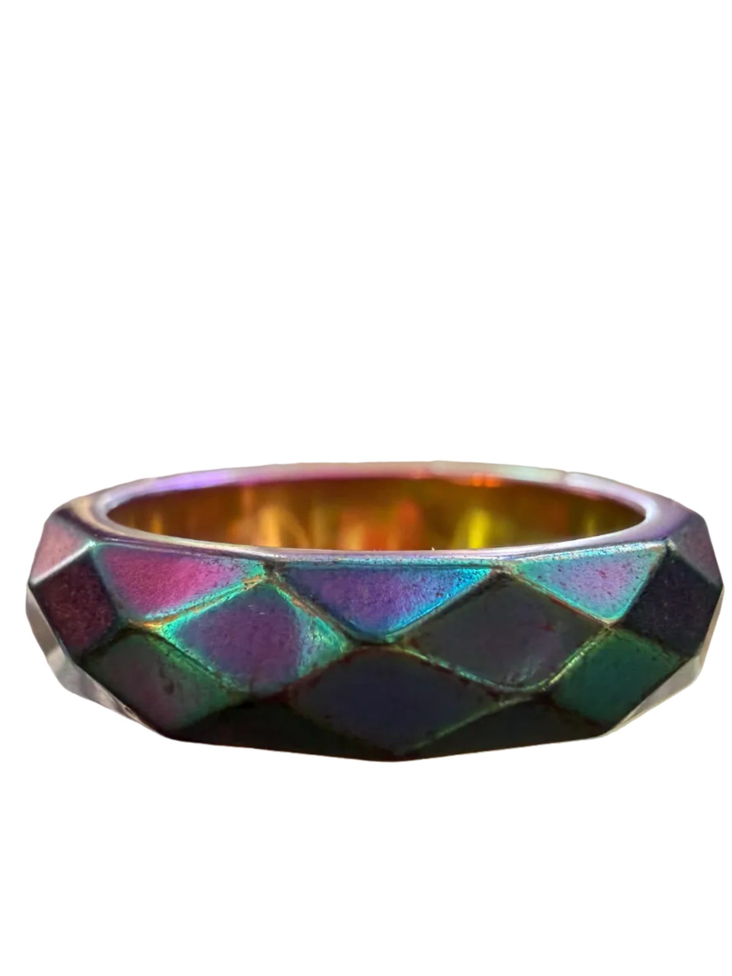 Hematite Rainbow Ring