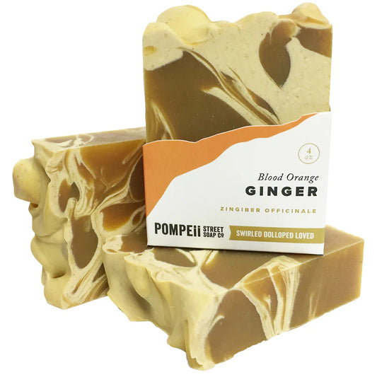 Blood Orange Ginger Soap Bar Pompeii Street Soap Company