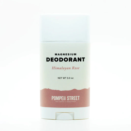 Himalayan Rose Magnesium Deodorant Pompeii Street Soap Company