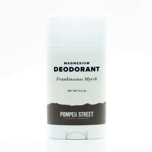 Frankincense Myrrh Magnesium Deodorant Pompeii Street Soap Company