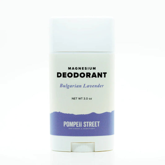 Bulgarian Lavender Magnesium Deodorant Pompeii Street Soap Company