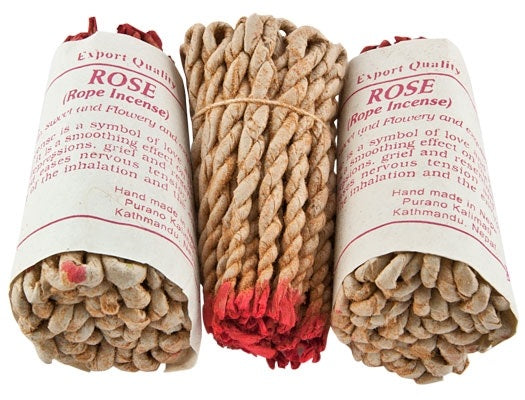 Rose Tibetan Rope Incense 45 Sticks
