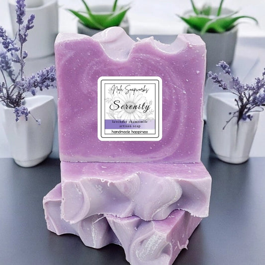 NOLA SoapWorks Serenity Coconut Milk Soap - Lavender Chamomile