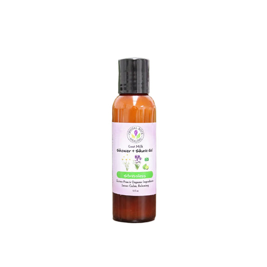 Stressless Goats Milk Shower and Shave Gel 2oz