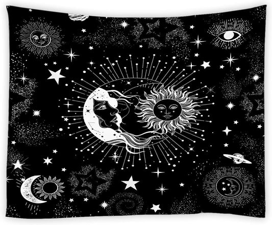 Sun Moon Phase Tapestry
