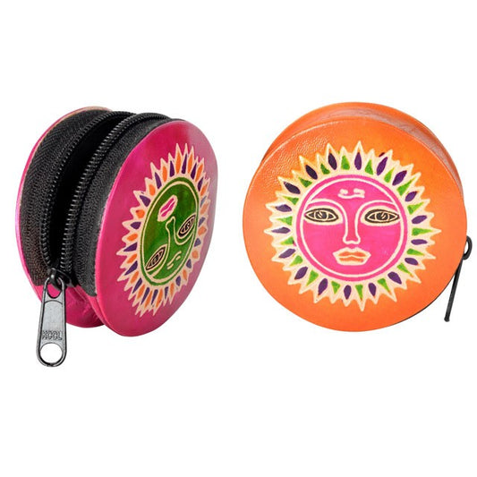 Sun Zipper Coin Purse