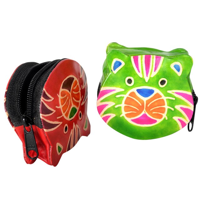 Tiger Zipper Coin Purse