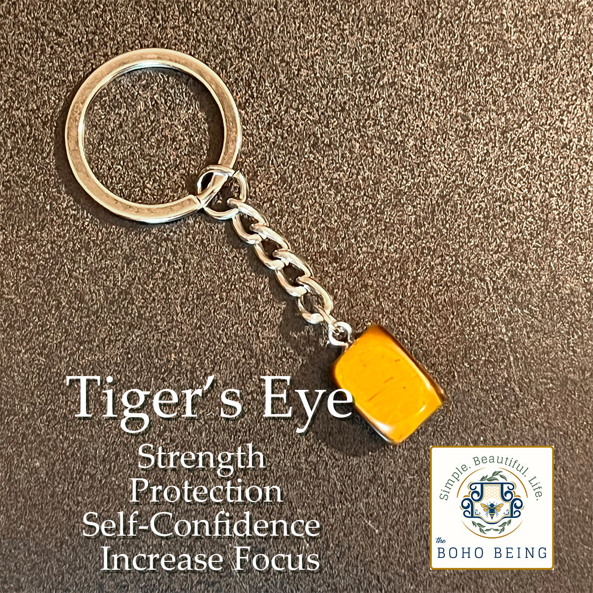 Tigers Eye Keychain