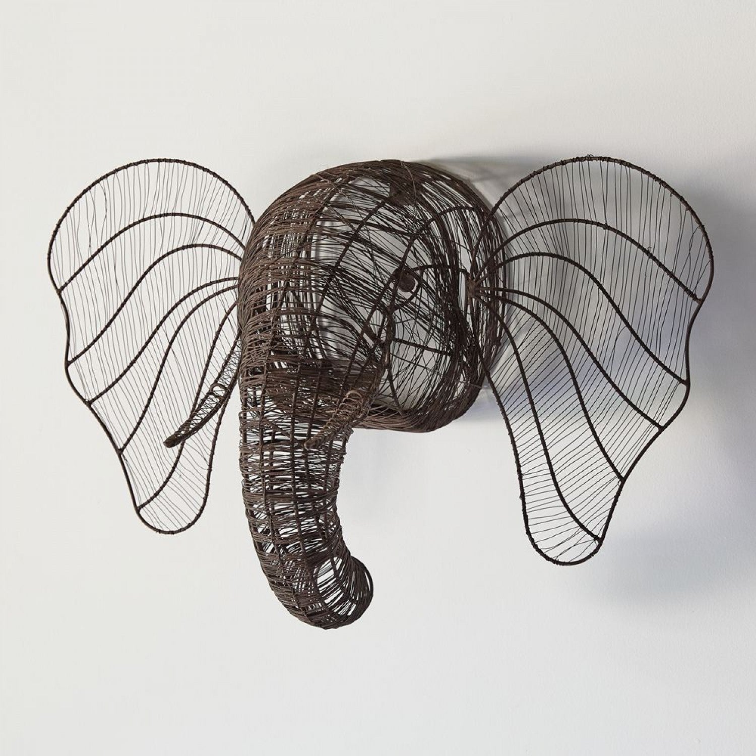 Wire Elephant Head – The Boho Being, LLC