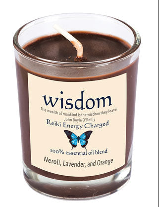Wisdom Reiki Energy Charged Soy Candle