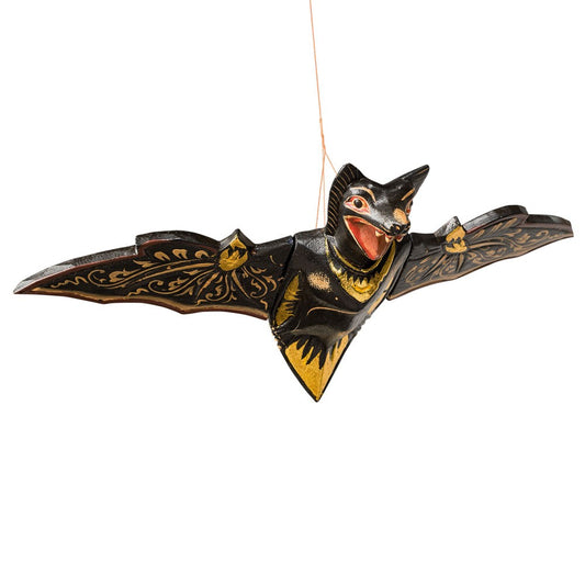 Wooden Hanging Flying Bat