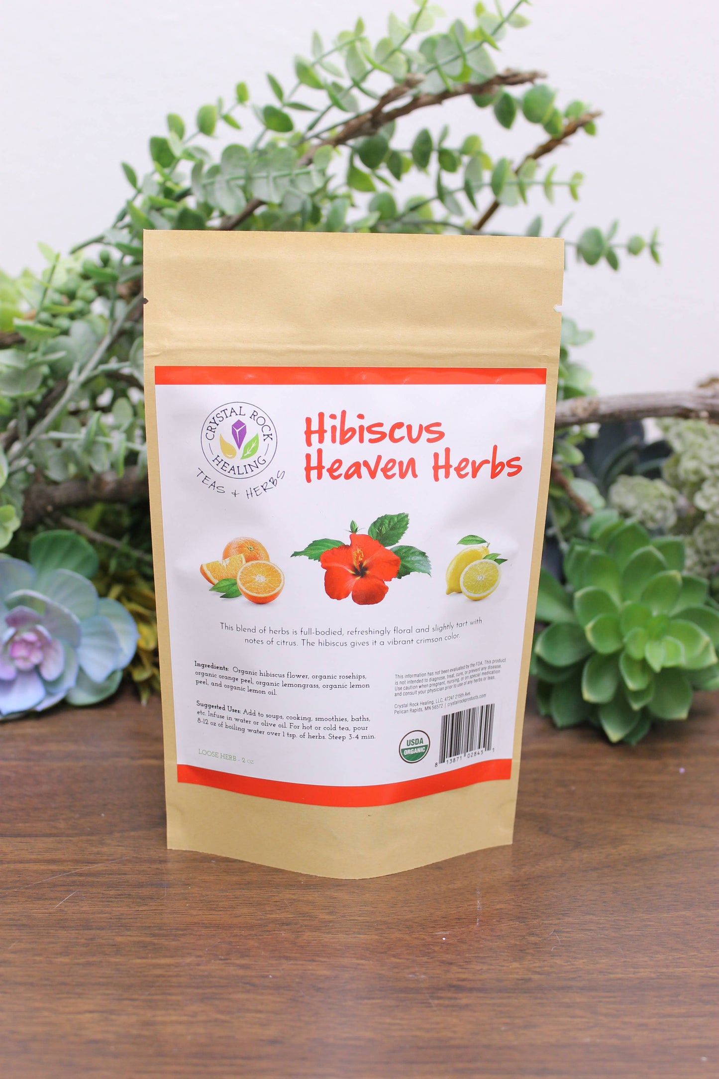 Hibiscus Heaven Loose Herbs 2oz Organic