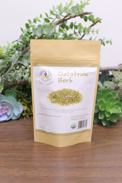 Oatstraw Loose Herb 1oz Organic