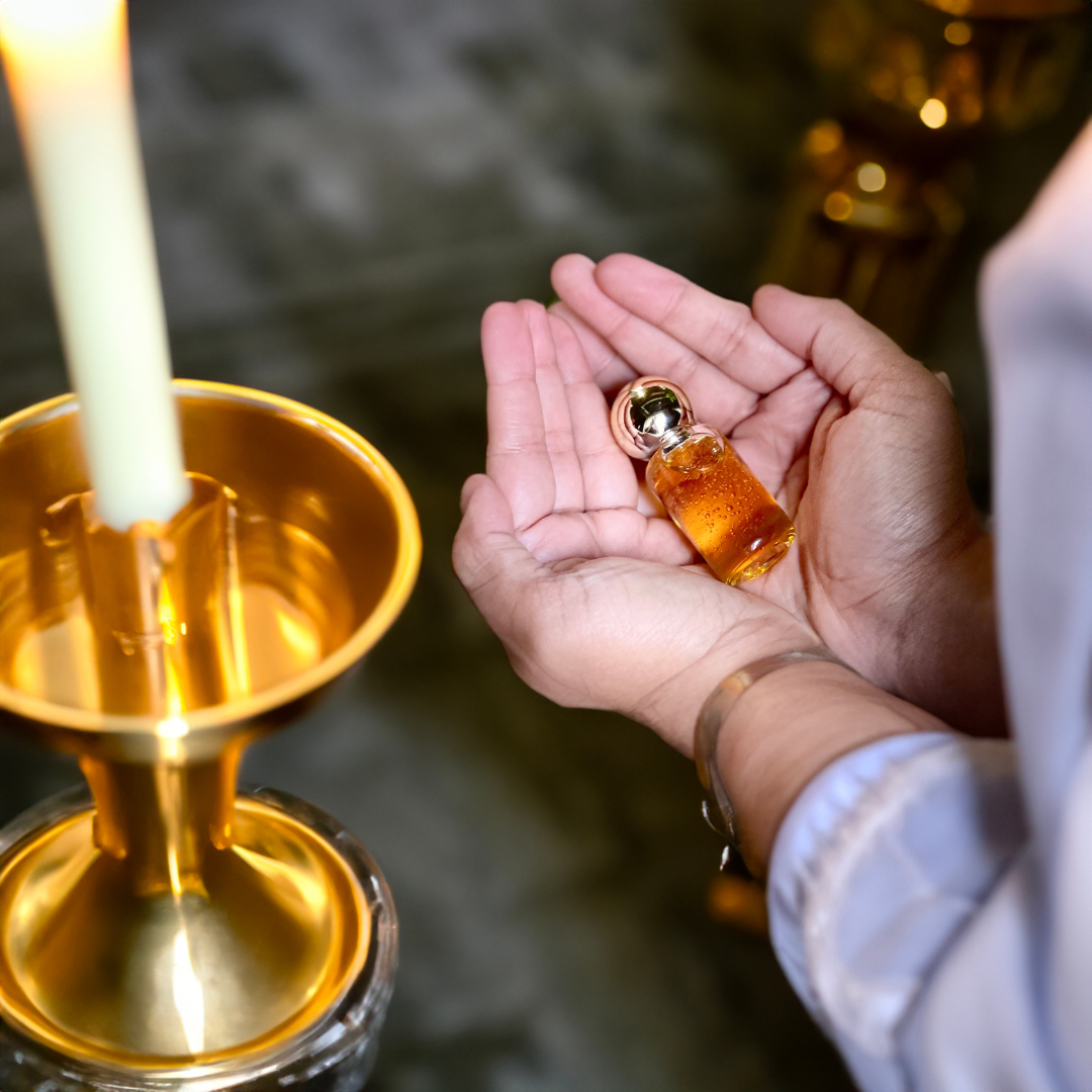 Frankincense & Myrrh Anointing Oil | Holy Oil For Prayer