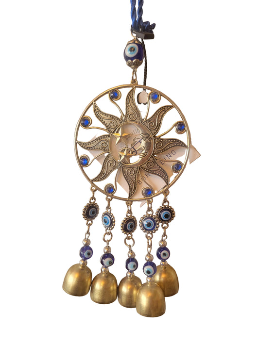Evil Eye Hanging Celestial with Bell