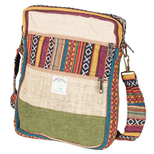 Hemp Crossbody Multi Color Bag