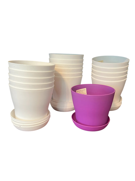 Assorted Plastic Plant Planter Pot