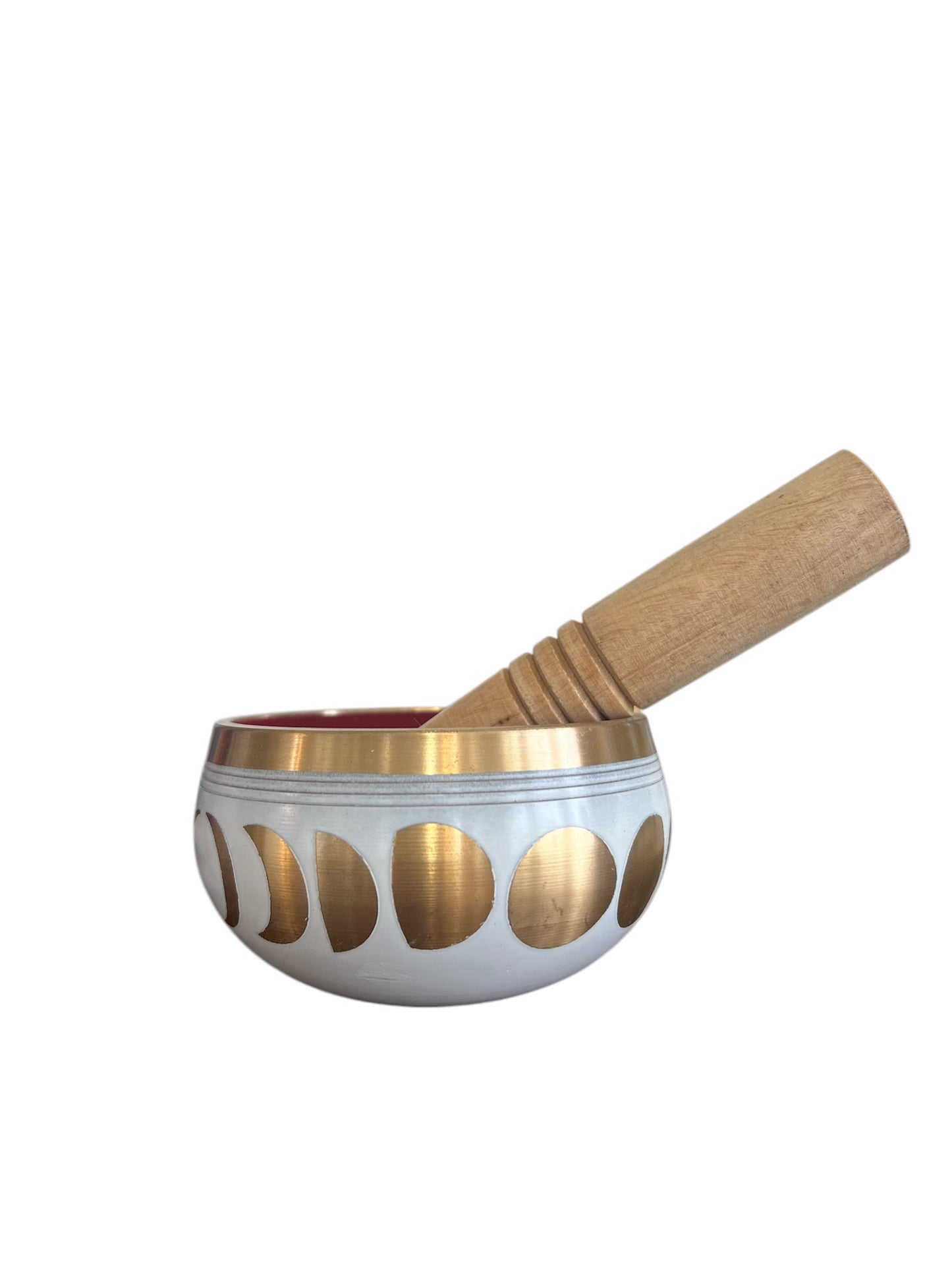 Moon Phase Tibetan Meditation Singing Bowl - 4"D