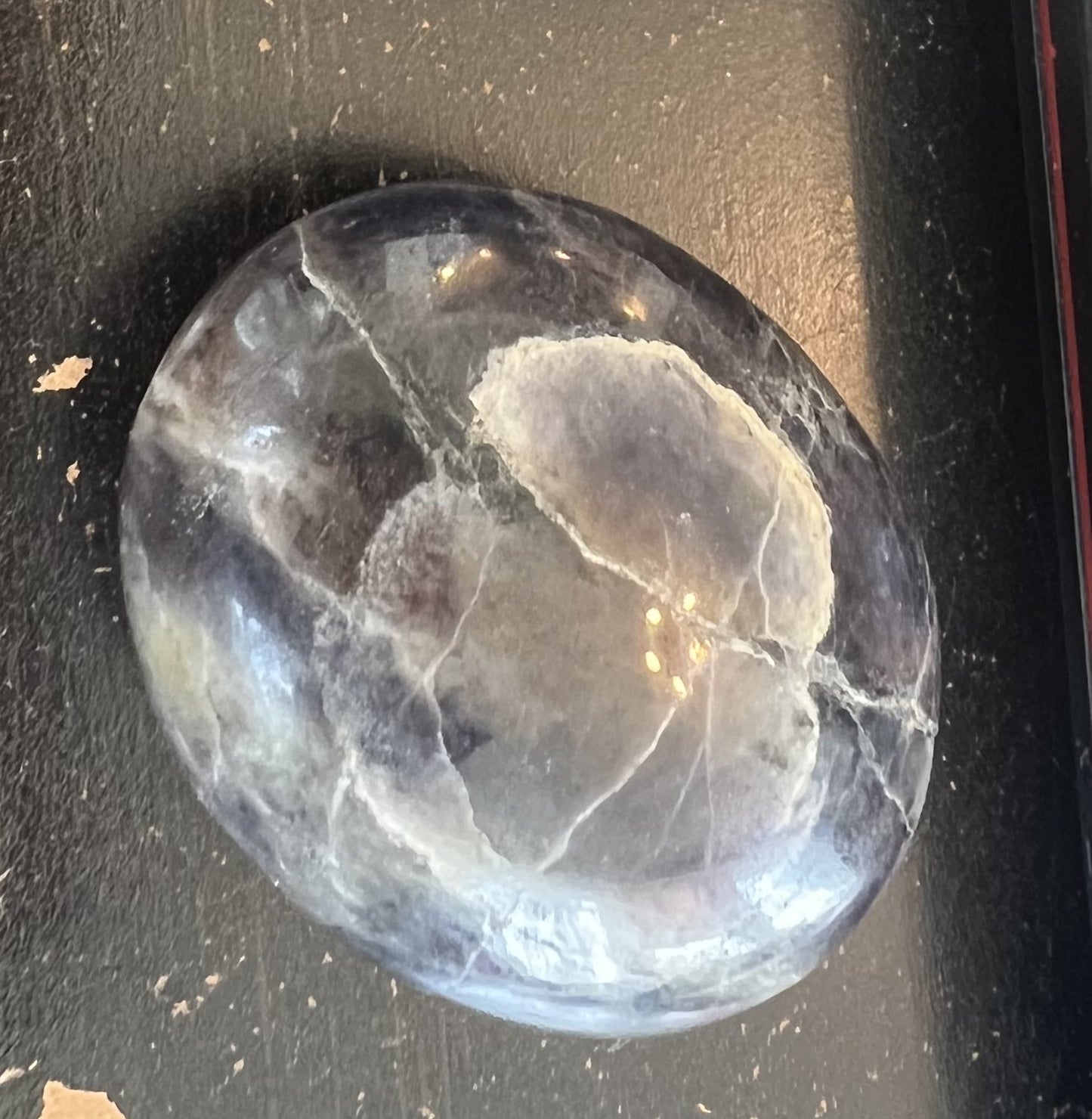 Iolite Sunstone Palm Stone