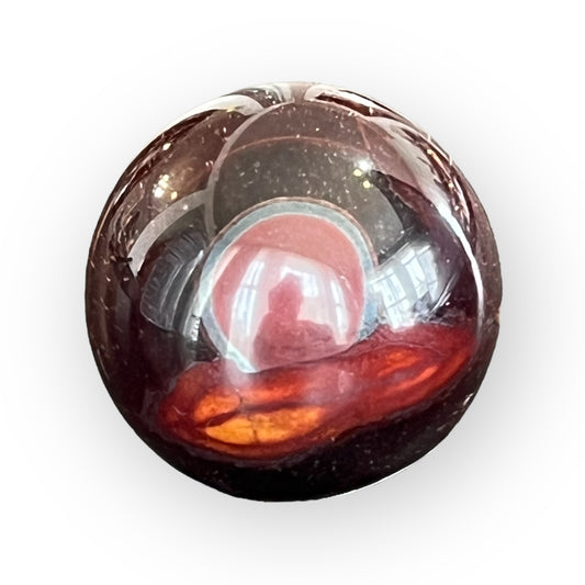 Red Tiger's Eye Sphere with Hematite