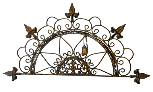 Fleur de Lis Metal Wall Decor