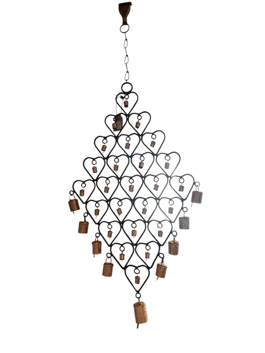 Heart Chime with 34 Bells