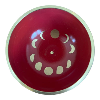 Moon Phase Tibetan Meditation Singing Bowl - 4"D