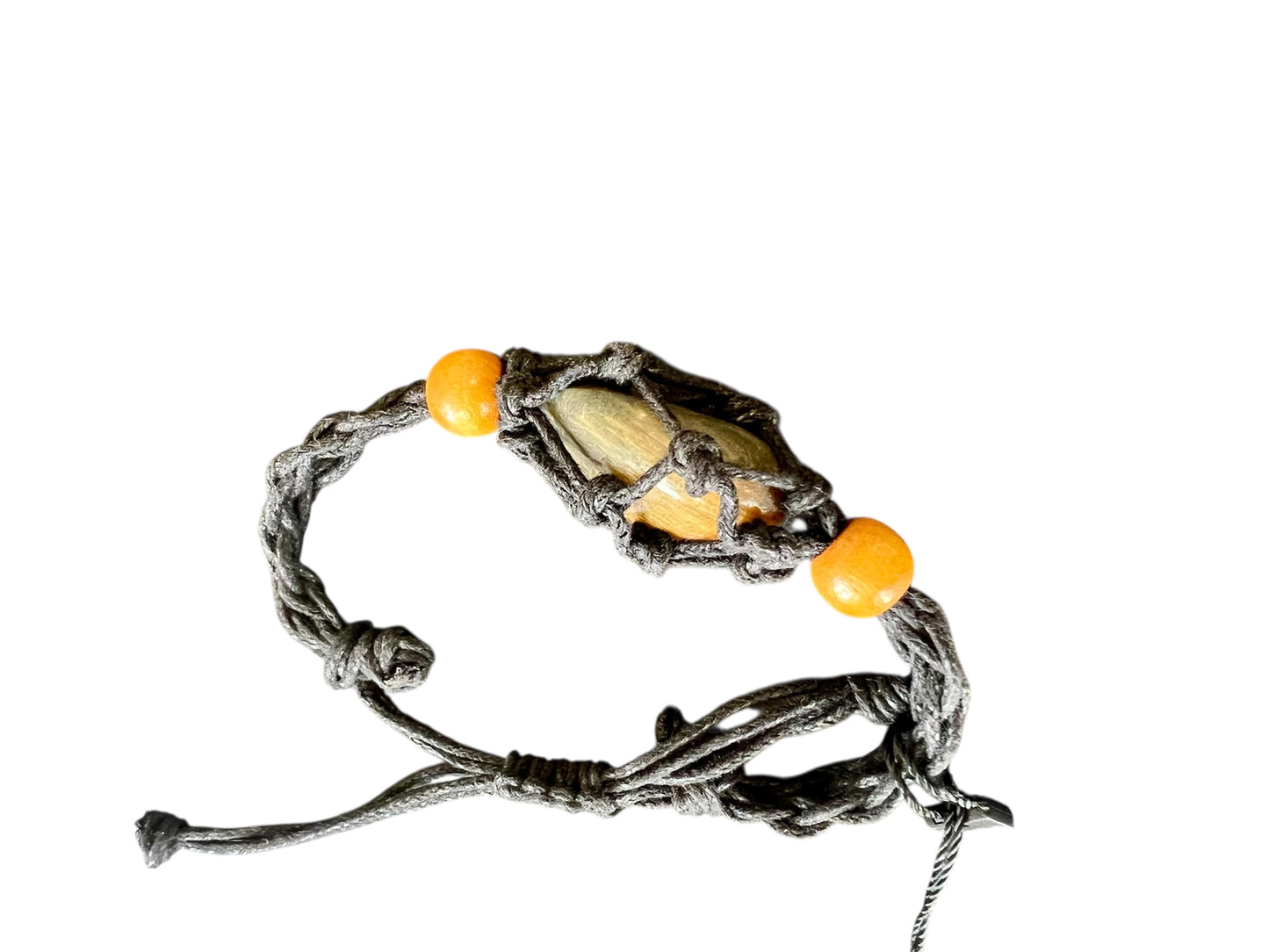 Crystal Stone Black Bracelet Holder Braided Cord