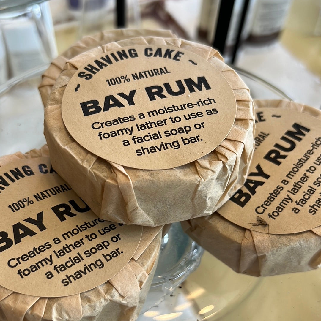 Shaving Cake (Bay Rum) Pompeii Street Soap Company