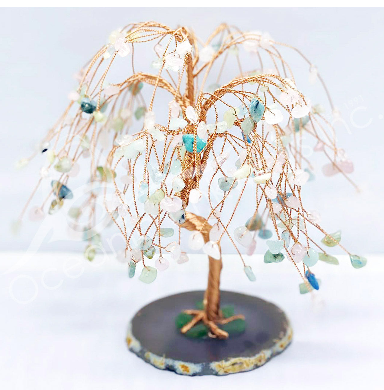 Gem Tree - Morganite Willow Shape